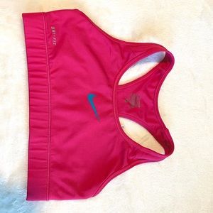 Nike Dri-fit Pink Sport Bra Size S